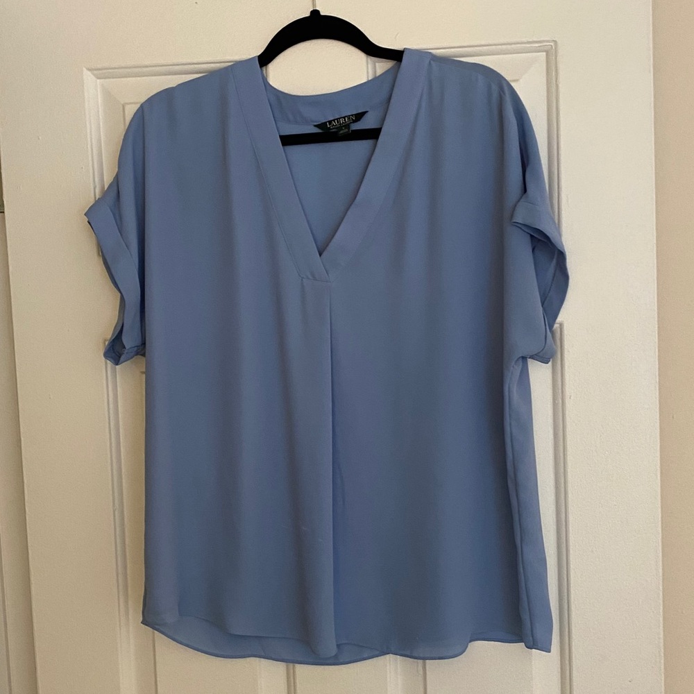 Lauren Ralph Lauren V-neck Blouse